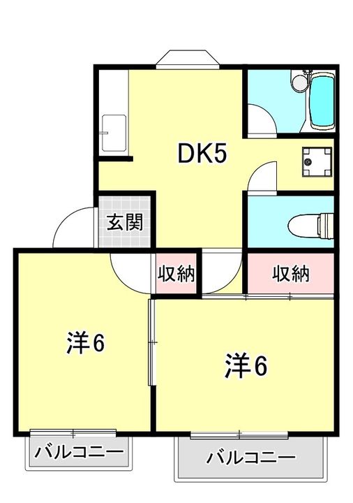 兵庫県尼崎市武庫之荘5丁目(アパート)の賃貸物件の間取り