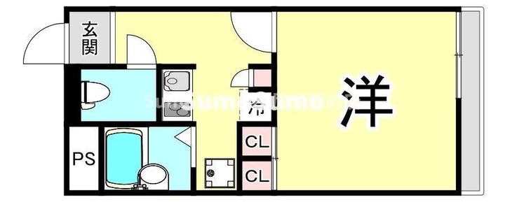 兵庫県尼崎市道意町2丁目(アパート)の賃貸物件の間取り