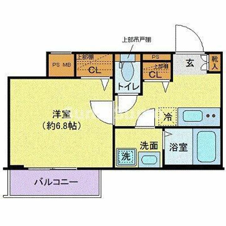 ディアレイシャス池尻大橋の間取り