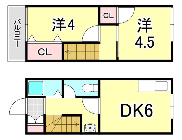 STハイツ芦原の間取り