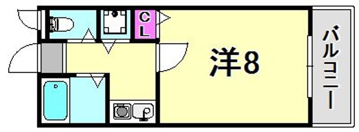 パインリッチⅠの間取り