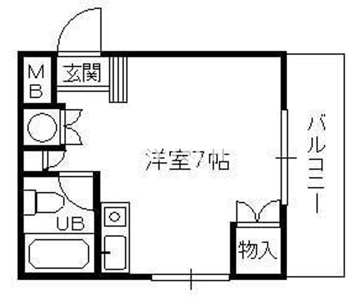 兵庫県神戸市東灘区田中町4丁目(マンション)の賃貸物件の間取り