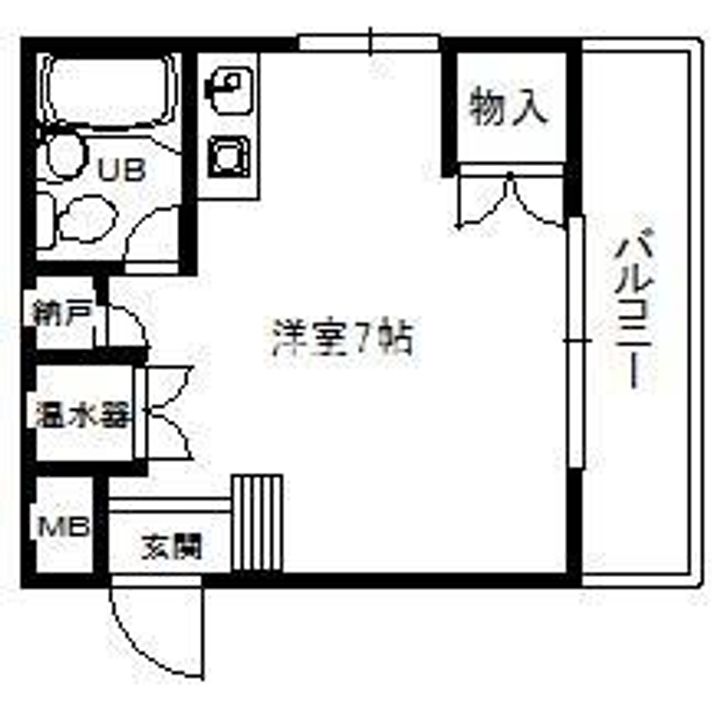 兵庫県神戸市東灘区田中町4丁目(マンション)の賃貸物件の間取り
