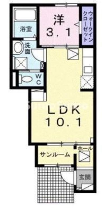 ヒールコート関守の間取り