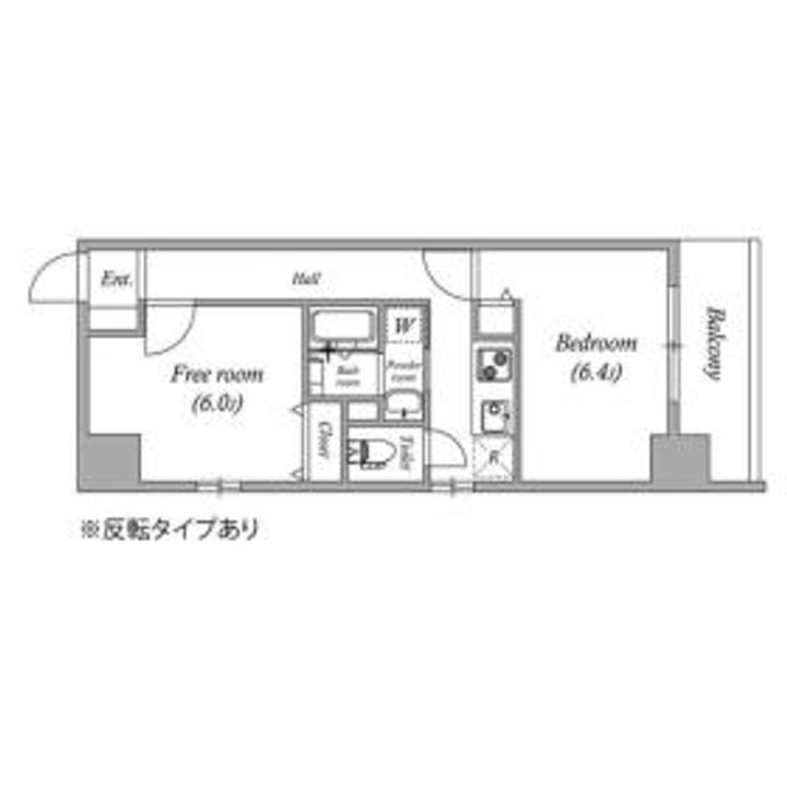 兵庫県神戸市中央区日暮通6丁目(マンション)の賃貸物件の間取り