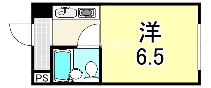 兵庫県尼崎市長洲西通1丁目(マンション)の賃貸物件の間取り