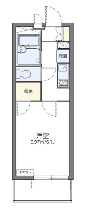 兵庫県尼崎市長洲西通1丁目(アパート)の賃貸物件の間取り