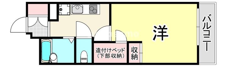 レオパレスグリーンアンバーの間取り