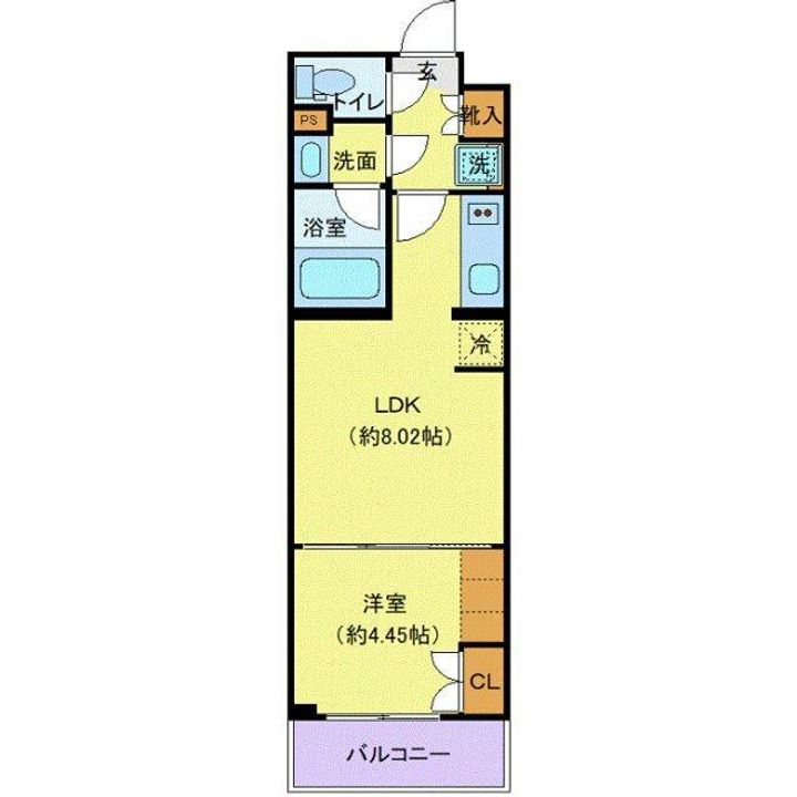 オープンブルーム渋谷本町の間取り