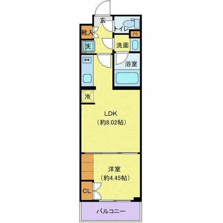 オープンブルーム渋谷本町の間取り