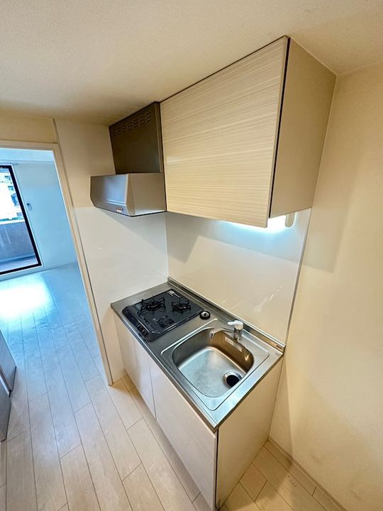 兵庫県神戸市灘区記田町5丁目(マンション)の賃貸物件のキッチン