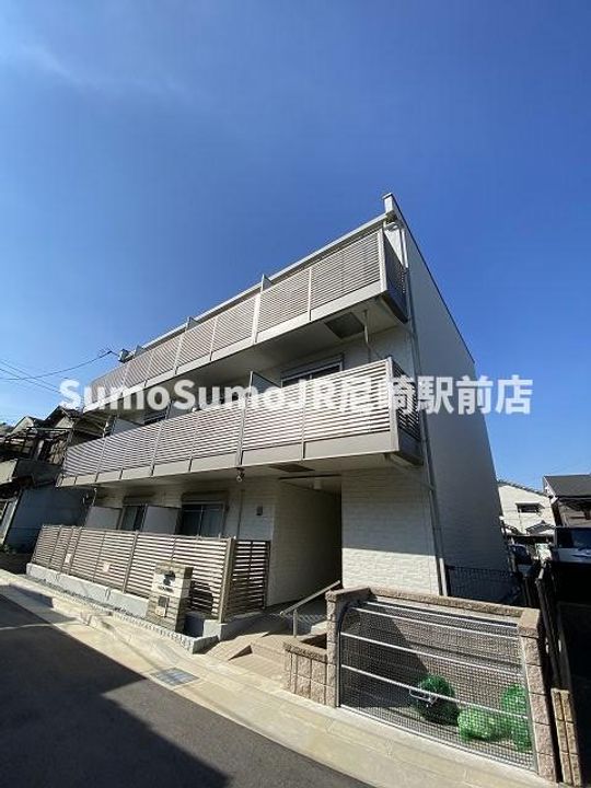 兵庫県尼崎市杭瀬北新町1丁目(アパート)の賃貸物件の外観