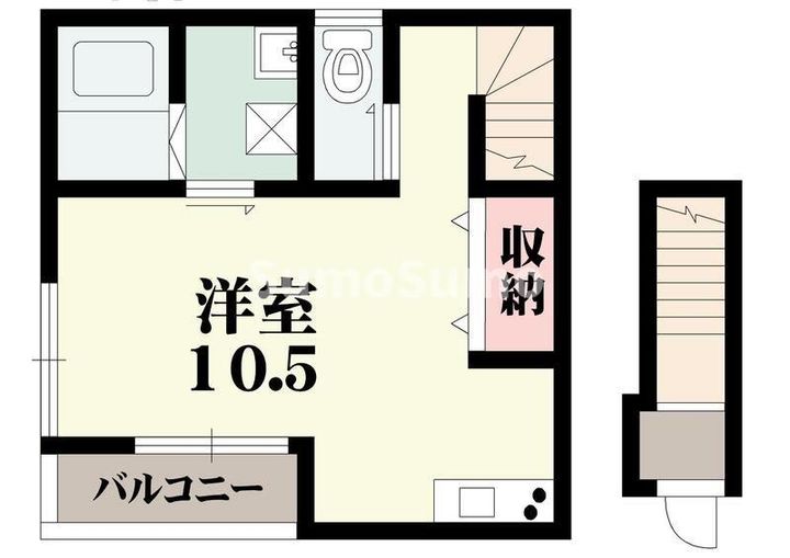 プリッ2御崎 の間取り