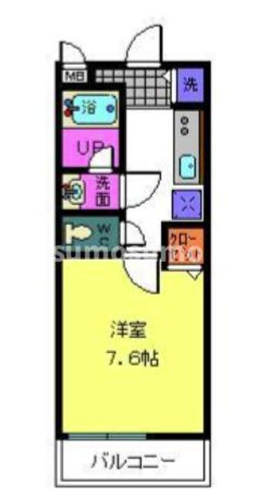兵庫県尼崎市武庫之荘本町1丁目(アパート)の賃貸物件の間取り
