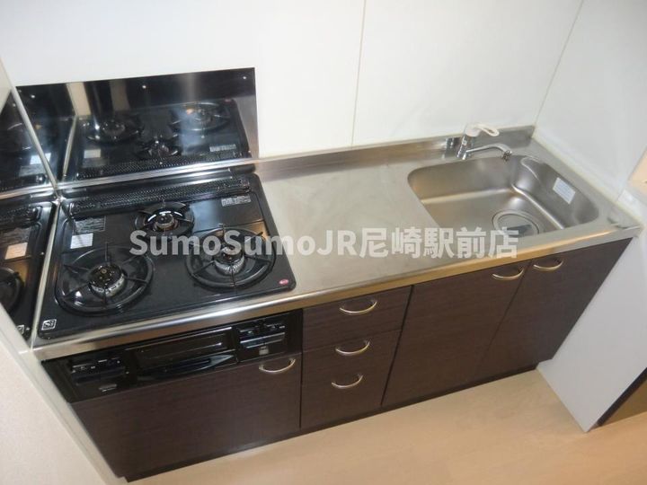 兵庫県尼崎市次屋3丁目(アパート)の賃貸物件のキッチン