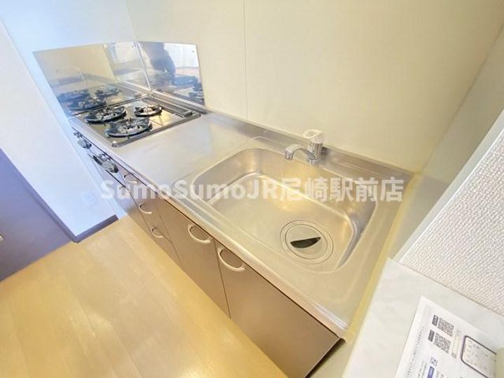 兵庫県尼崎市次屋3丁目(アパート)の賃貸物件のキッチン