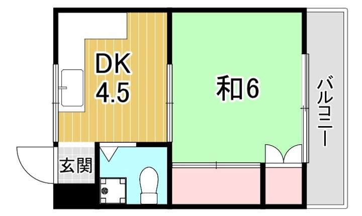 モリイアパートメントの間取り