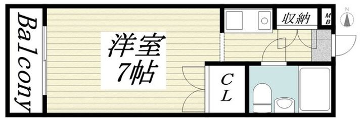 メゾン・ド・キビックの間取り