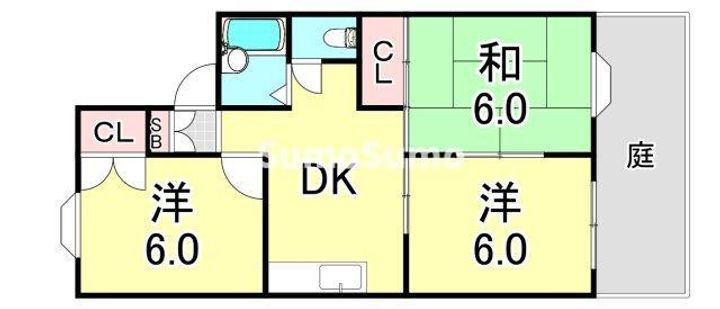 クイーンズコート東落合B棟の間取り