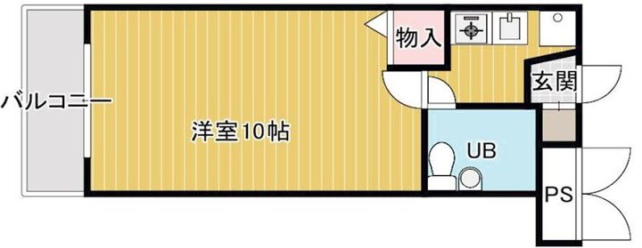 兵庫県神戸市中央区下山手通7丁目(マンション)の賃貸物件の間取り
