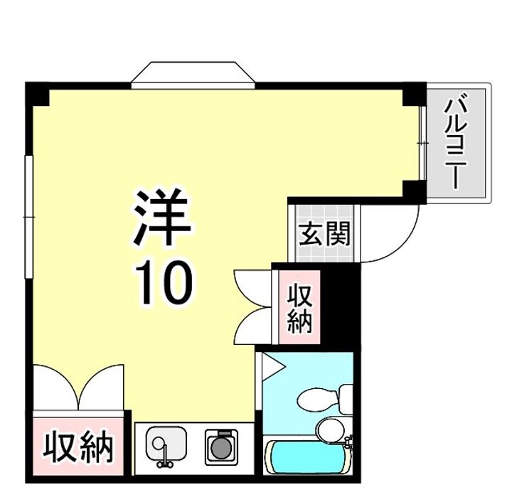 兵庫県西宮市段上町4丁目(アパート)の賃貸物件の間取り