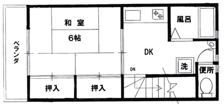 兵庫県神戸市灘区灘北通4丁目(一戸建)の賃貸物件の間取り