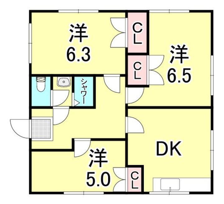アイユー第三ビルの間取り