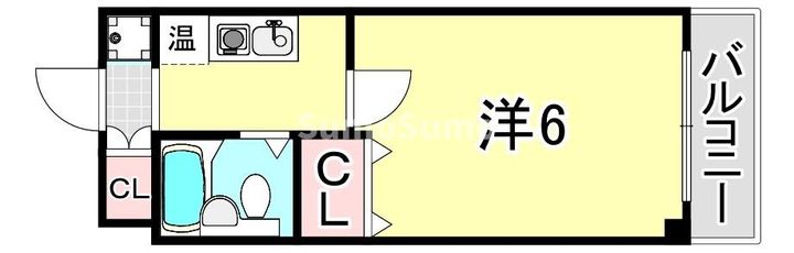 兵庫県神戸市須磨区多井畑東町(アパート)の賃貸物件の間取り