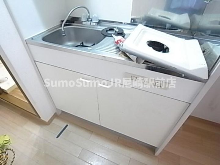 兵庫県尼崎市浜3丁目(マンション)の賃貸物件のキッチン