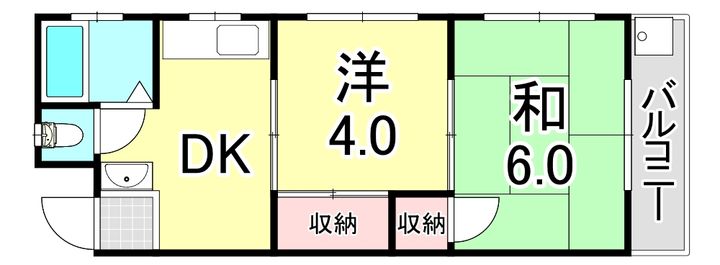 マエダマンションの間取り
