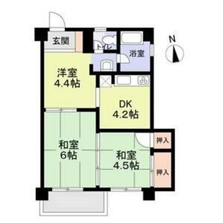 ヴィラ高取山の間取り