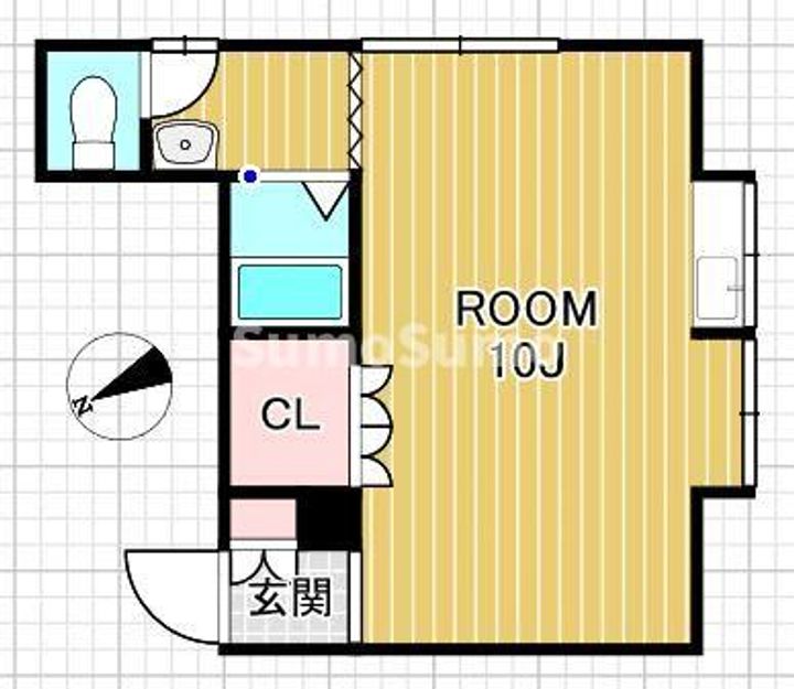 サエキハイツの間取り