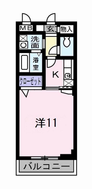 兵庫県神戸市須磨区車(マンション)の賃貸物件の間取り