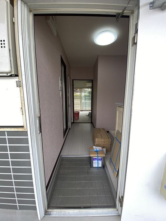 兵庫県西宮市高木東町(アパート)の賃貸物件の玄関