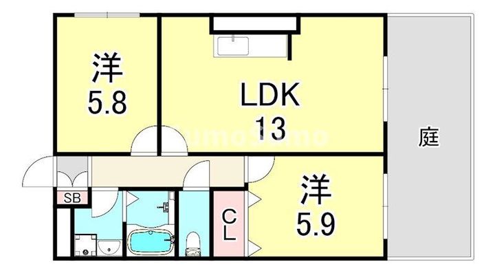 ファミーユ仁川の間取り