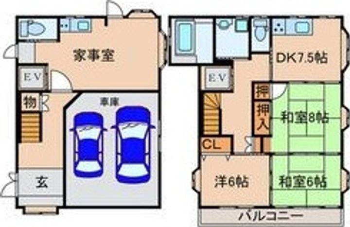 Palette神戸東須磨の間取り