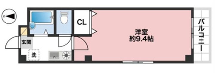 兵庫県神戸市灘区篠原北町3丁目(マンション)の賃貸物件の間取り