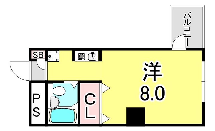 兵庫県神戸市須磨区妙法寺(マンション)の賃貸物件の間取り