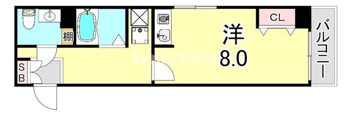 サンハウス神戸の間取り