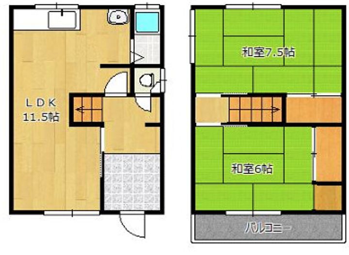 兵庫県神戸市垂水区上高丸3丁目(一戸建)の賃貸物件の間取り