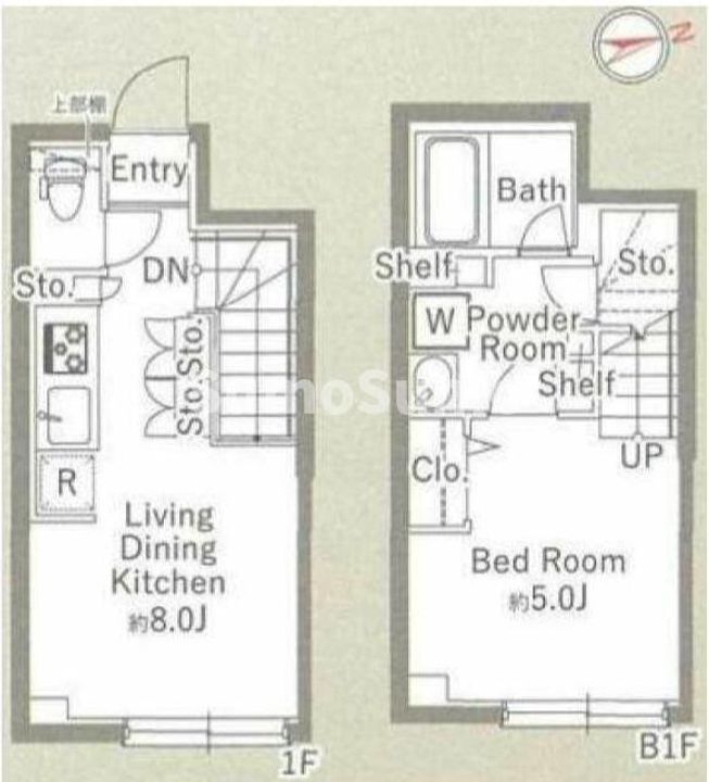 ラ・ペルラ下北沢の間取り