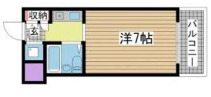 兵庫県神戸市長田区蓮宮通3丁目(マンション)の賃貸物件の間取り