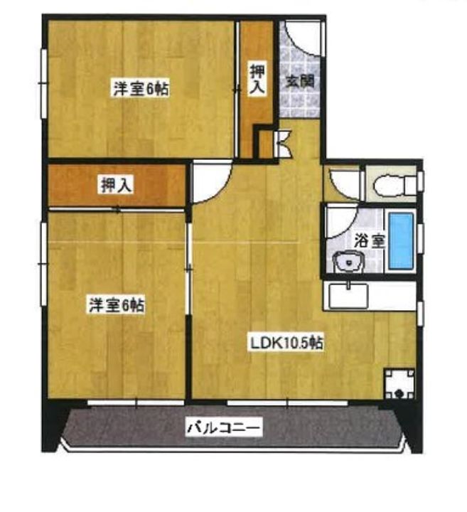 再度ハイツの間取り