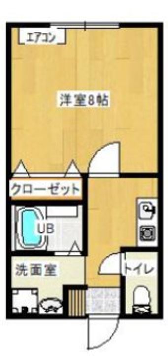 兵庫県神戸市中央区旗塚通5丁目(アパート)の賃貸物件の間取り