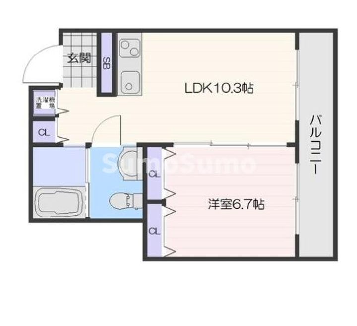 パレスコート小橋町の間取り