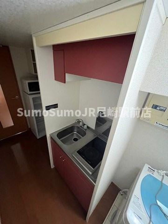 兵庫県尼崎市田能3丁目(アパート)の賃貸物件のキッチン