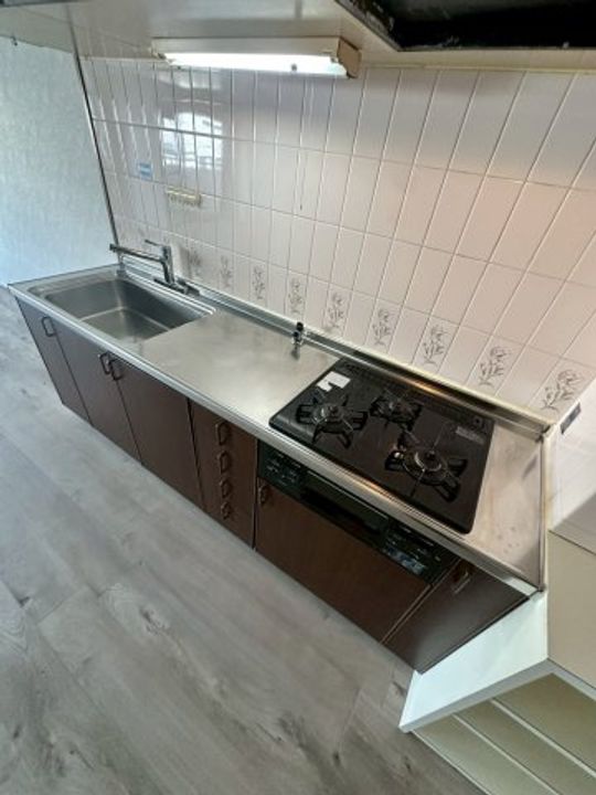 兵庫県西宮市石刎町(マンション)の賃貸物件のキッチン