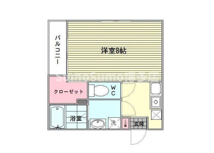 リブレア箱崎駅前B棟の間取り