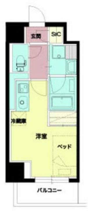 大阪府大阪市西区新町4丁目(マンション)の賃貸物件の間取り