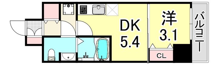 ArtizA尼崎立花の間取り